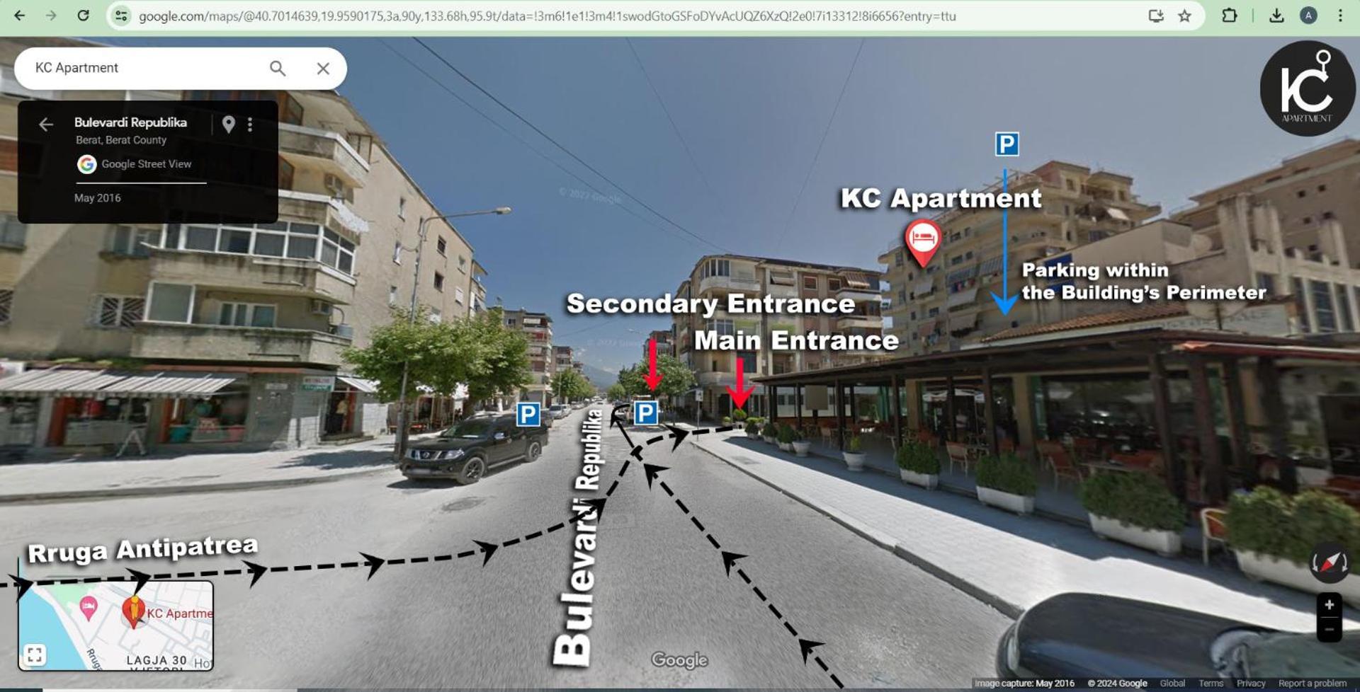 Kc Apartment Берат Экстерьер фото